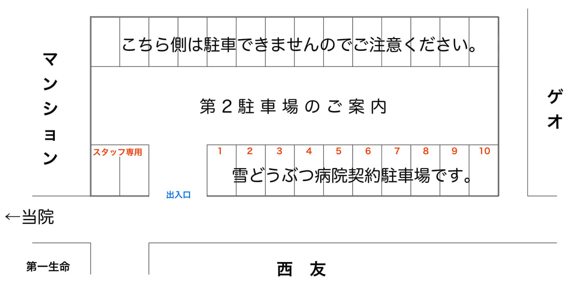 第二駐車場について